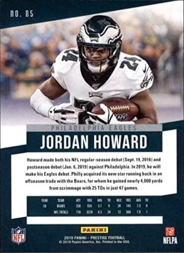 2019 Panini Prestige Xtra Points Blue #85 Jordan Howard Philadelphia Eagles NFL Football Trading Card