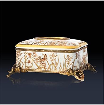 N/A Cerâmica caseira macia em estilo europeu de estilo europeu com caixa de jantar da sala de jantar da caixa