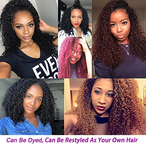 Yvonne Malaysian Curly Hair Pacacels 3 pacote de cabelo humano virgem com cor natural