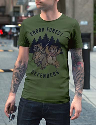 Star Wars Endor Forest Summer Summer Camp Ewok Camiseta engraçada para Men & Womens Graphic Adult Tshirt
