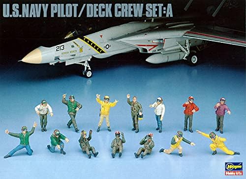Hasegawa 1/48 Navy Piloto/Deck Crew a