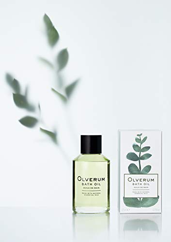 Olverum - óleo de banho natural | Óleo vegano, livre de crueldade, revitalizando o óleo de banho limpo