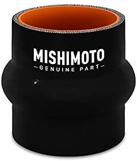 Mishimoto MMCP-1.5HPBK Couplador de mangueira de corcunda, 1,5 preto