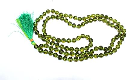 JET ORIGINAL PERIDOT 108 MISTOS ANADO MALA 8 MM ORAÇÃO Japa Colar Gemstone Reiki Cura Cristal Semiprecioso Strand