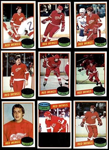 1980-81 Topps Detroit Red Wings Team Set Detroit Red Wings NM Red Wings