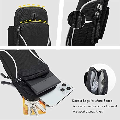 Bolsa de suporte para telefone de braçadeira, Gorwrich Sweats -Braçond Sports Brand de braçadeira de braçadeira com suporte