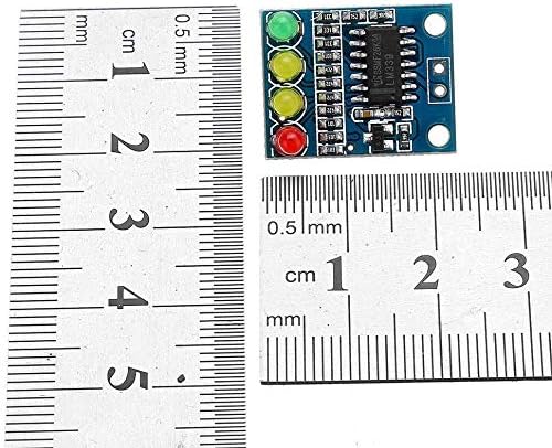 Zym119 FXD-82B 12V Batter Indicator Board Module Carga de 4 dígitos Indicação de eletricidade com LED Lâmpada Ferramentas