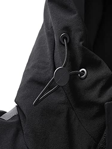 Jackets for Men Men 1pc Slogan Graphicstring Zipper Capeled Coated Coat