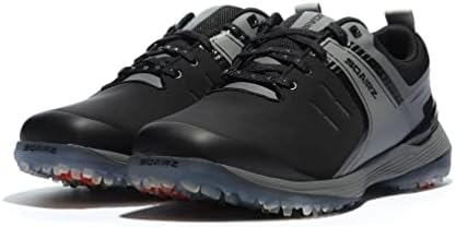 SQUIRZ Speed ​​Sapatos atléticos de golfe masculino, sapatos de golfe, projetados para equilíbrio e performance, picos substituíveis,