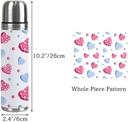 Vantaso Water Bottle Bottle Day Candy Heart I Love You Summer Spring Wedding Wedding Flask Double Wall Isoled Cup caneca 500ml 17 oz