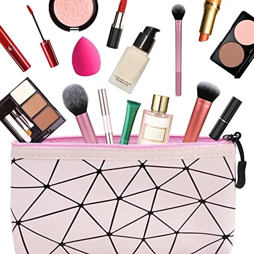 Bolsa de maquiagem grande Viagem Bolsa cosmética Mini bolsa de maquiagem fofa bolsas de bolsa rosa sacos de maquiagem à prova