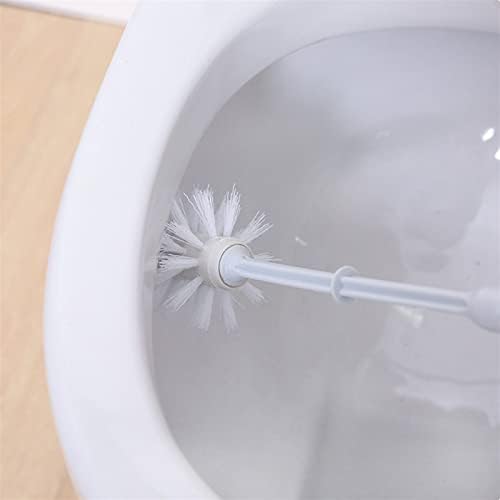 Borneta de cama, escova de vaso sanitário e suporte compacto ferramenta de escova macia limpeza profunda para escova de banheiro com suporte para banheiro clh@8