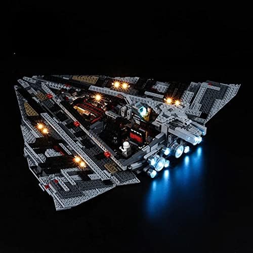 Conjunto de iluminação LED Toys DIY para 75190 O modelo de primeira ordem destruir o edifício dos blocos