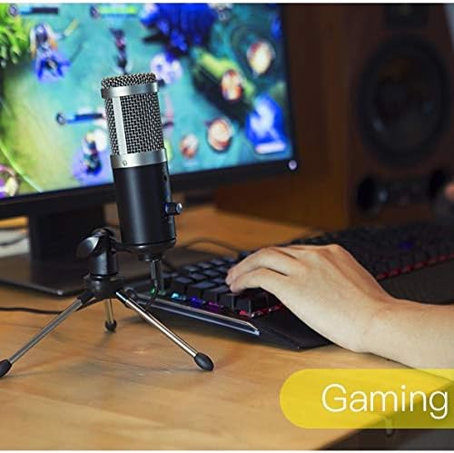 Microfones de condensador USB do microfone KXDFDC para laptop Recording Studio Streaming Gaming Videos