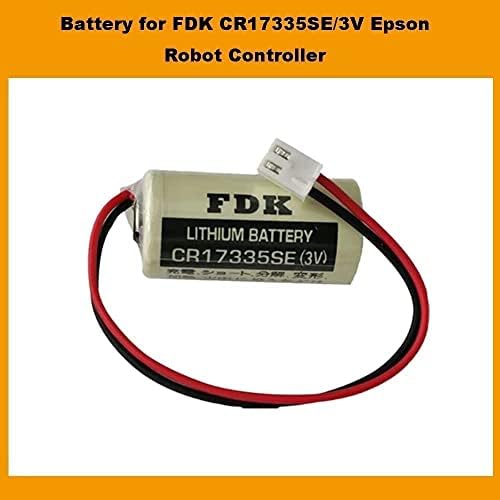 3V CR17335SE 1800mAH Substituição de bateria de lítio não recarregável para FDK CR17335SE 3V Epson Robot Controller RC Series Battery