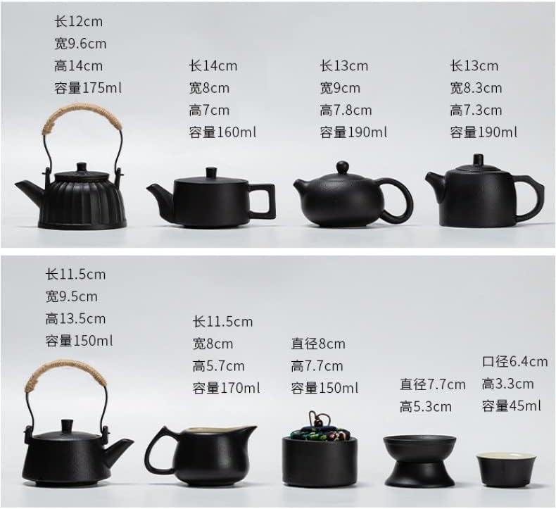 Xwozydr Pottery Travel Tea Set Gift Presente Tule de chá chinês Retro Retro Business for Friend