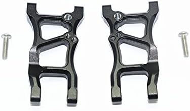 Braços de suspensão traseira de alumínio para 1/10 Traxxas Ford GT 4-TEC 2.0 83056-4/4-TEC 3.0 93054-4-1PR Conjunto preto