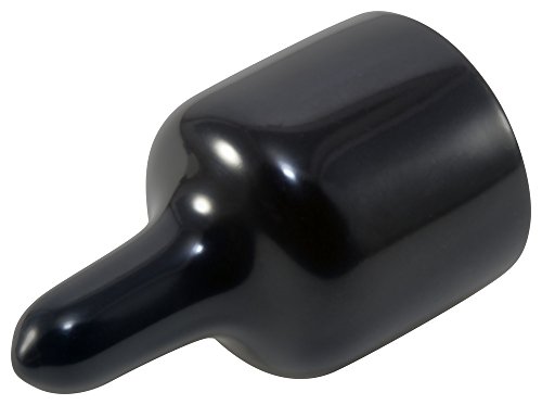 CAPLUGS 99390375 PLÁSTICO EZ PULL TAB CAP EZ-600-12, VINIL, CAP ID .600 Comprimento .187, preto