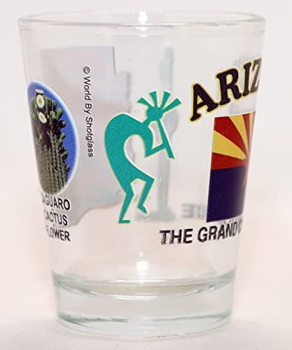 Arizona O Grand Canyon State All-American Collection Shot Glass