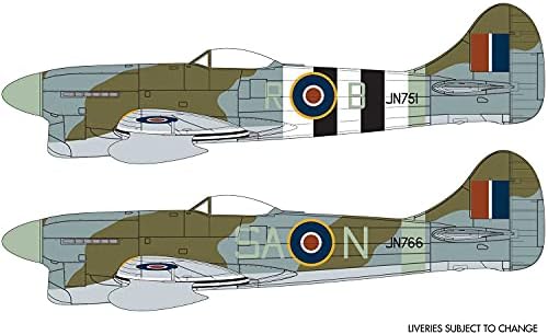 Airfix Hawker Tempest Mk v 1:72 WWII British Military Aviation Model Model Kit A02109