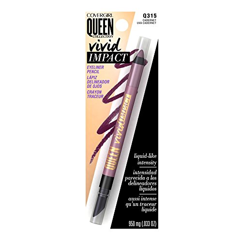 CoverGirl Queen Vivid Impact Eyeliner Cabernet Q315, 0,033 oz
