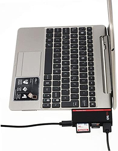 Navitech 2 em 1 laptop/tablet USB 3.0/2.0 Adaptador de cubo/micro USB Entrada com SD/micro SD Reader compatível com