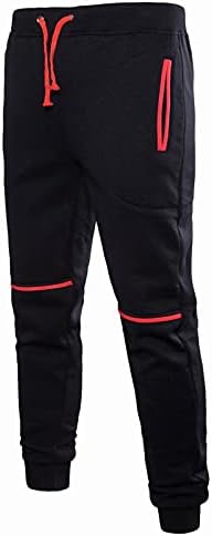 KAXIYA2021 MEN FLOCK BLOCK BLOCK CAIXO JOGGER CASUAL SLIM TRABALHANDO CUMPELAÇÃO CONVERDIDO CONVERSIONAR PANTAS DE SOWS SORTE COLOR