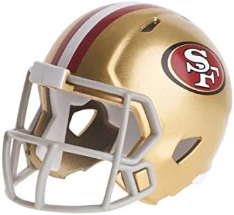 San Francisco 49ers NFL Riddell Speed ​​Pocket Pro Micro/Pocket-Size/Mini Capacete de Futebol