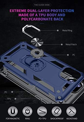 AnNarose iPhone 11 Case [grau militar]. Caso de proteção testado em queda | Kickstand | Compatível para Apple iPhone 11 6,1 polegadas 2019