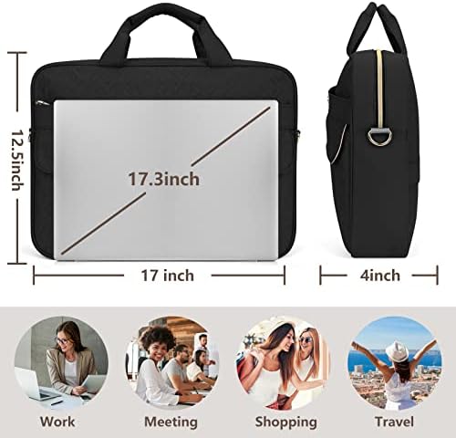 Bolsa de laptop hxlgmd para mulheres, estojo de laptop de 15,6 polegadas, saco de computador de computador de laptop de 15,6 polegadas
