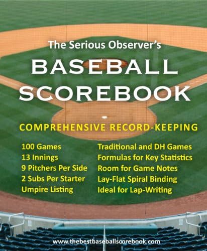 O livro de pontuação de beisebol do observador sério