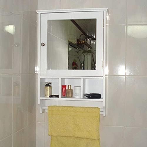 Buyt Medicine Armet Banheiro Armário de parede Armário de espelho do banheiro Armário de banheiro, montagem Espelho de