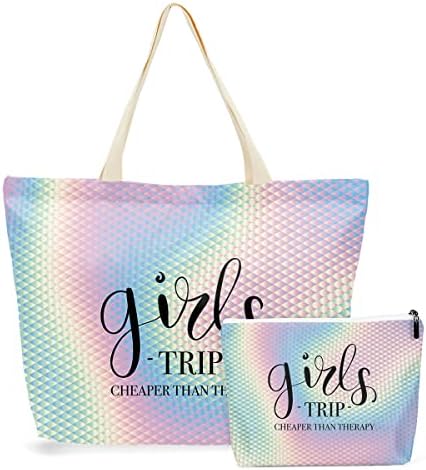 Bolsa de maquiagem de sacola bolsas de semana para mulheres Presentes de viagem para meninas Favorias Girls Girls Weekend Gifts Bridesmaid