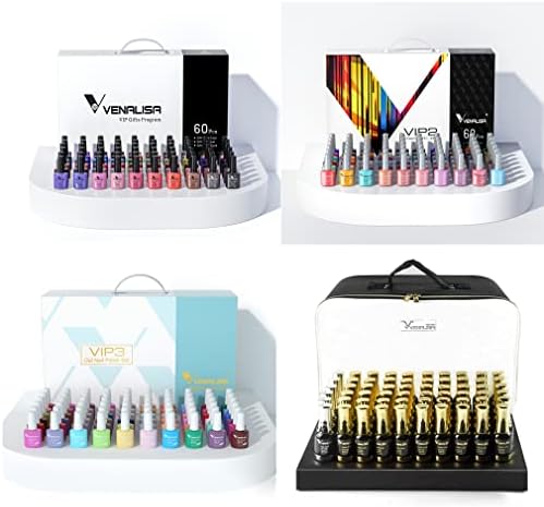 VENALISA 4 SET VIP1 VIP2 VIP3 120pcs Kit de esmalte de gel de cores inteiras