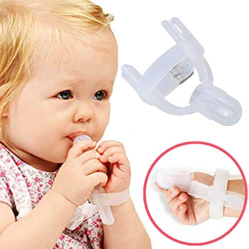 Excelente polegar sucking Stop Silicone Baby Stop Thumb Supking Dinger Guard Pare de chupar unhas Prevenção de prevenção