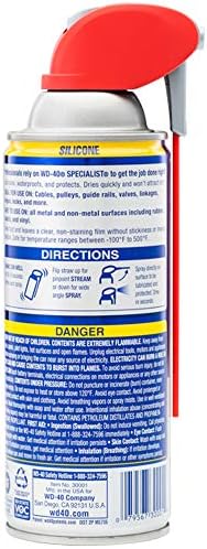 Especialista WD-40 Penetrante com sprays de palha inteligente 2 maneiras, 11 onças [6-Pack] e lubrificante de silicone