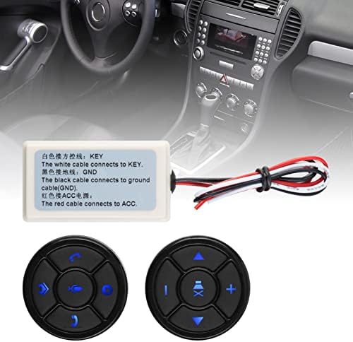 Botão do volante, controlador de volante Bluetooth Radio Navigation Answer Telefone Botões de controle remoto