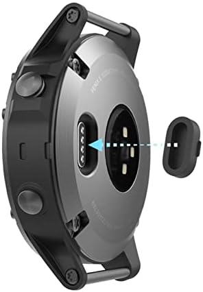 Bandkit Silicone Wrists Protector de porta Plugues anti -pó para Garmin Fenix ​​6s 6 6x Pro/5s 5 5x mais acessórios de relógio inteligente