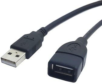 FASEN USB 2.0 Um homem para um cabo de extensão de extensão feminino 100 cm para celular e computador e laptop