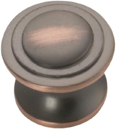 Hardware de hickory p3102-obh 1-1/16 polegada botão de gabinete de deco, bronze com óleo de óleo destacado