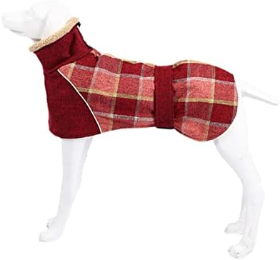 Jaqueta quente de casaco de cachorro grande para cães médios grandes roupas de animais de estimação de capa de greyhound