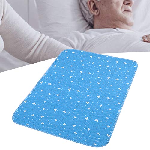 Underpad, Ultra macio de 4 camadas laváveis ​​e reutilizáveis ​​Cama Bed Pachotas de cama impermeáveis ​​Poods não deslizantes