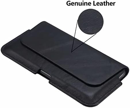 N/A Caixa de couro de couro para o saco de clipe de cintura da cintura para bolsa para bolsa de celular para celular