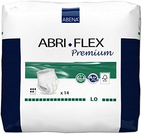 ABENS ABRI ABRI-FLEX Premium Protetive Rouphe, Nível 0, Grande, 14 contagem