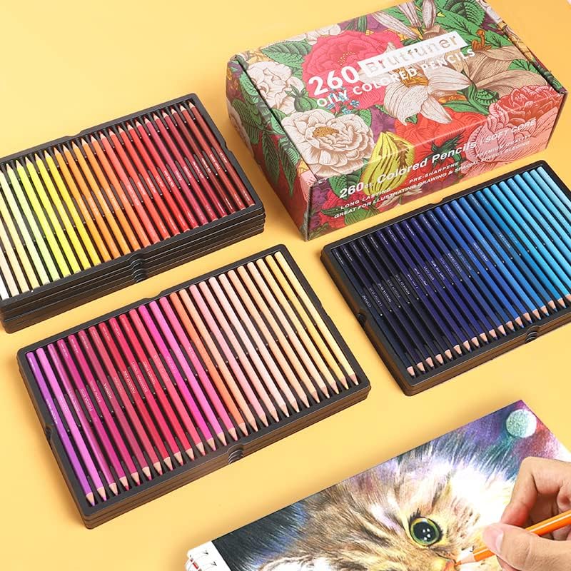 Lápis de cor premium, até 520 cores exclusivas, sem duplicatas para livros para colorir adultos desenhando esboço e criação