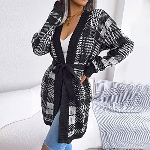 Moda de outono feminino 2022 estilo casual casual de manga longa Cardigan suéter fofo suéteres fofos