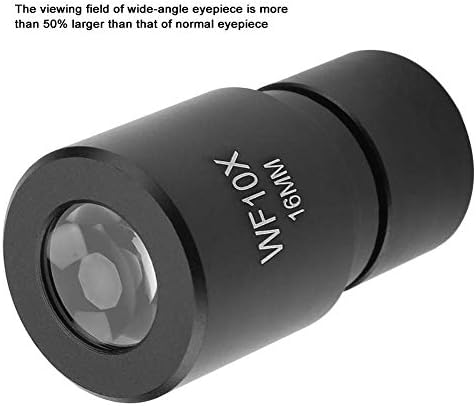 Lentes oculares de microscópio uniqal, dm-r001 wf10x ocular 16mm para microscópio biológico de montagem ocular 23,2 mm com escala