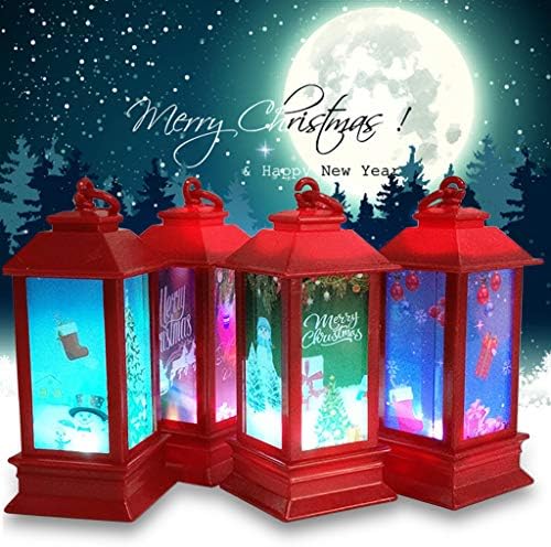 Realdo Lanterna de vela de Natal ao ar livre com LED LED LEITA DO CHORA LED LED LED LUZLATEP HOME HOMENDING LANTERNS