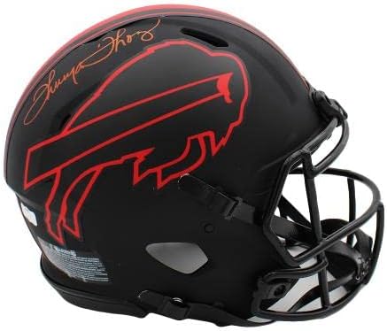 Thurman Thomas assinou Buffalo Bills Speed ​​Speed ​​Eclipse NFL Capacete - Capacetes NFL autografados