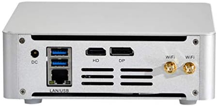 Hunsn 4K Mini PC, computador de mesa, servidor, Intel Quad Core i5 7300HQ, Windows 11 Pro ou Linux Ubuntu, BM21, DP, HDMI, 6